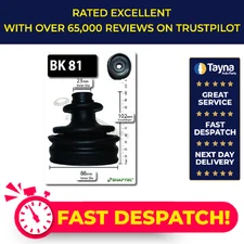 CV Joint Boot fits CITROEN DISPATCH U6U, VF7 Front Outer 2.0 1.6D 1.9D 95 to 16