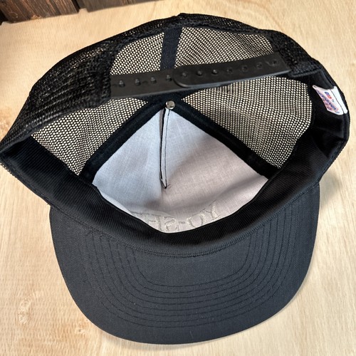 Gorra de camionero vintage YO-SHI Snapback negra años 80 90 malla Yo Shi Yoshi - Imagen 6 de 12