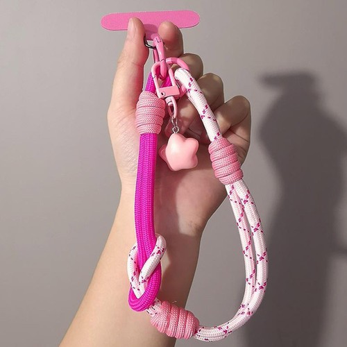 Adjustable Woven Thumb Strap Wrist Strap Mobile Accessory for Men and Women - Photo 11 sur 14