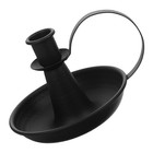  Pillar Candle Holder: Vintage and Decorative Iron Candle Plate - Small Round