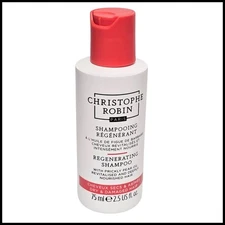 Christophe Robin Regenerating Shampoo Prickly Pear Oil 2.5 fl.oz. 75 ml. Travel