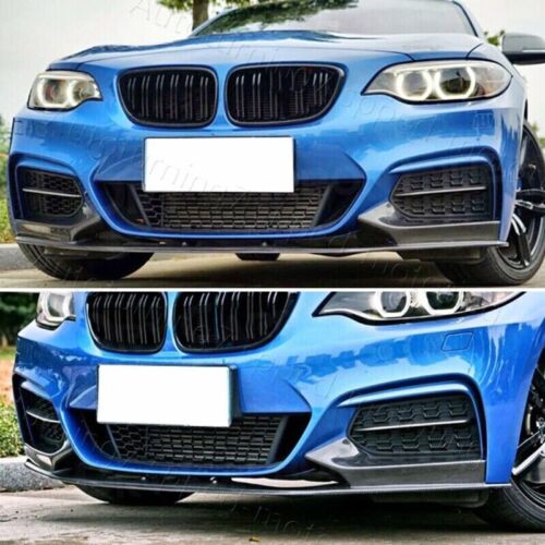 For BMW F22 F23 M225i M235i M-Sport 14-19 REAL CARBON Front Bumper Lip Spoiler E - Bild 7 von 14
