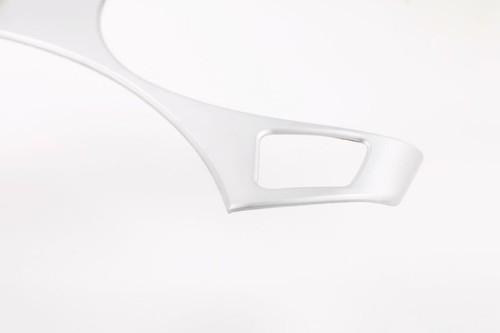 Silber Lenkradrahmen Dekor Abdeckung Blende für BMW E90 3er 2005-2012 - Bild 10 von 12
