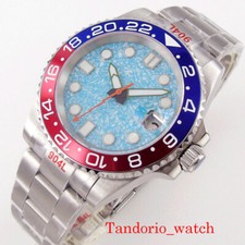 40mm NH35A Automatic Mens Watch Sapphire Glass Date PT5000 Miyota Luminous