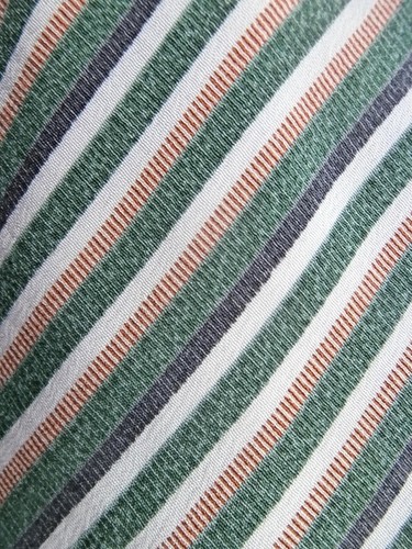 Giorgio Armani A Milano Borgonuovo 21 Handmade Italy Regimental Striped Silk Tie - Picture 12 of 12