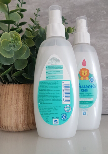 2 x Johnson's Kids No More Tangles Leave-in Conditioner 200ml - Picture 2 of 2