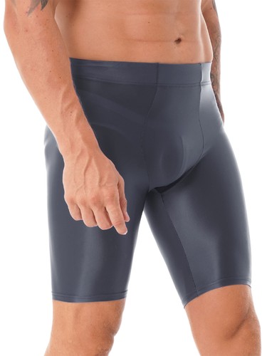 Herren Glänzend Sports Shorts Leggings Laufhose Atmungsaktiv Kurzhose Badeshorts - Picture 76 of 115
