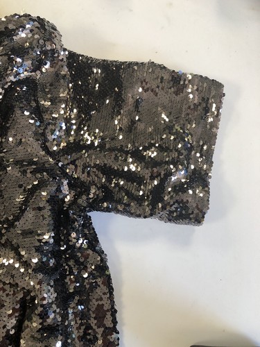 H&M Sparkle Top Grey Medium BNWT - Picture 12 of 14