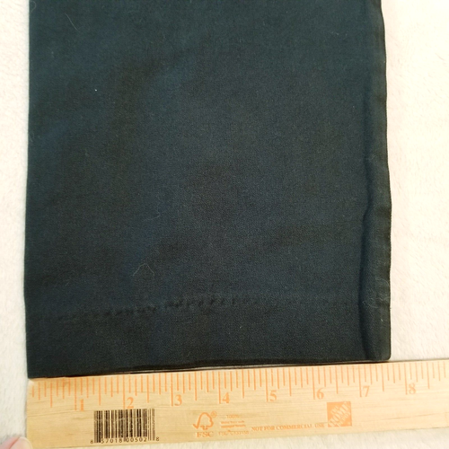 St John Sport Crop Jeans Black Womens 12 High Waist Straight Stretch Denim - Picture 12 of 12