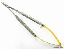 Castroviejo Micro Scissors Straight / Curved TC gold surgical suture