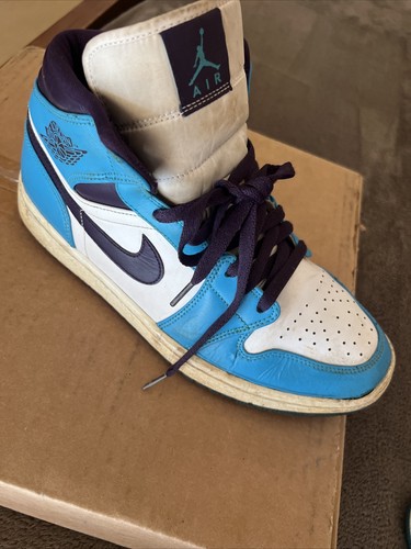 Größe 9 - Jordan 1 Mid Hornets 2018 - Bild 8 von 16