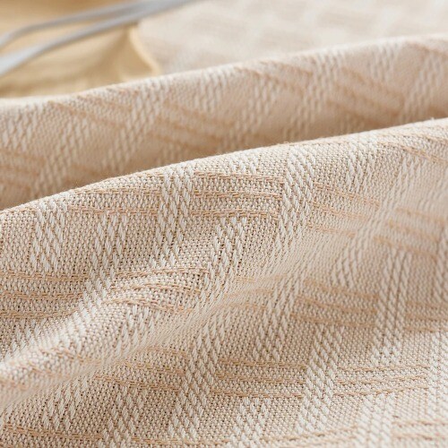 Cotton Linen Tablecloth Rustic Square Tablecloth Burlap Table Covers with Tassel - Picture 5 of 23