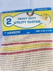 Vintage Hanson 2 Heavy Duty Utility Cloths Old Store Stock