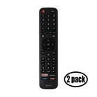2 Pack Replacement Remote Control for Hisense 43H7C2. 50H7GB. 55H65G. 55H7B2
