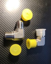 2  PARKER  8-8CMTX-SS Triple Lock 37°  316  ELBOW 90°  - Stainless Steel.