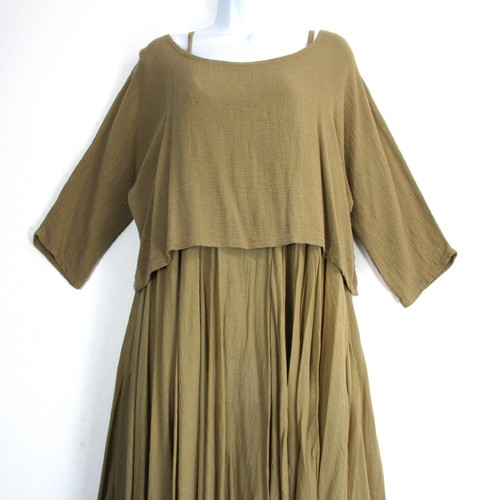 LagenLook 100 % Baumwolle halb gefüttert Sommerkleid & Top 17 Farben Übergröße 16-20 - Bild 105 von 106