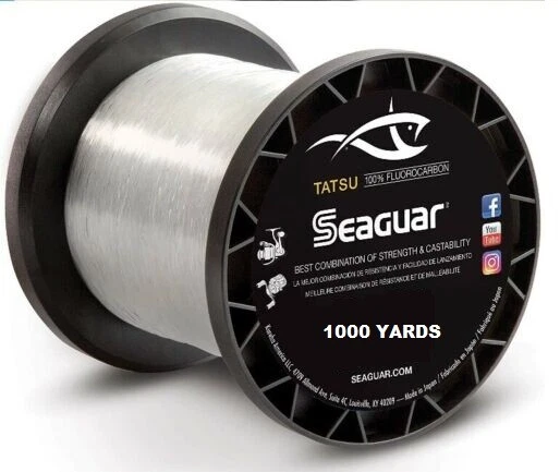 SEAGUAR TATU 100% Fluorocarbon Line 15lb/1000yd 15 TS 1000 FRETE GRÁTIS EUA! - Imagem 2 de 2