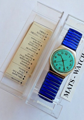 Swatch+Gent-Flex+GX110A Greenie Flex + 1989+ New / New - Picture 2 of 2