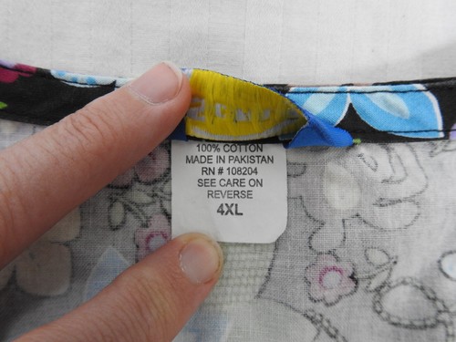 Blusa Médica para Mujer Colorida Monos y Flores, 4XL. Algodón - Imagen 14 de 15