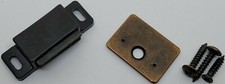 Brown &amp; Black Plastic Magnetic Catch with Fixed Strike Plate lock mailbox cabine