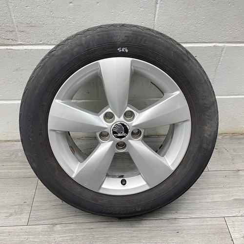 SKODA RAPID 15" ALUFELGE ERSATZRAD 5JA601025 185/60/R15 12-17 #SR4