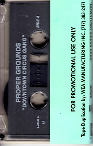 Proper Grounds Downtown Circus Gang PROMO ADVANCE DEMO Cassette Tape Hiphop Rap - Imagen 2 de 2