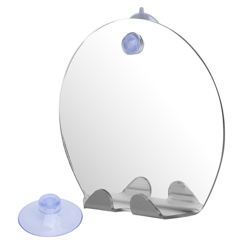 Fogless Shower Mirror Anti Fog Wall Hanging Shaving Mirror With Suction TPA - Picture 8 of 22