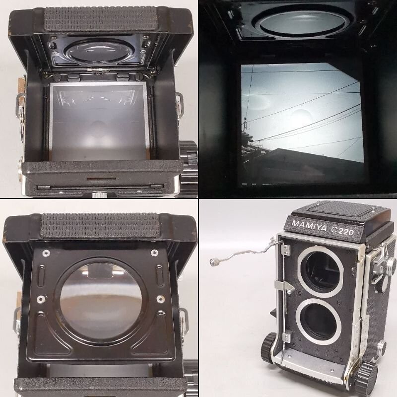 NEAR MINT ] Mamiya C220 Professional TLR Camera Sekor 80mm f