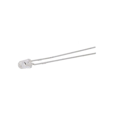 5X HLMP-K155 LED 3 mm rot 2,1-3mcd 45° Front: gewölbt BROADCOM (AVAGO)
