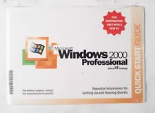 Vintage MICROSOFT WINDOWS 2000 Professional W/Key NEW NOS