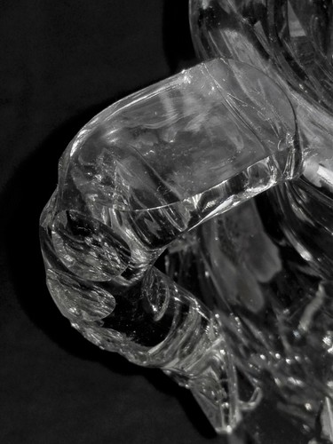 abp geschliffenes Glas TROPHÄENVASE, doppelte Griffe, 24pt Hobstar, Tulpe, Am Brilliant, 8 Pfund - Bild 11 von 12