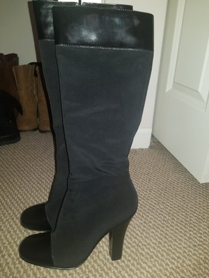 tahari knee high boots