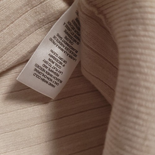 Tahari Knit Shirt Women’s XL Ivory V-Neck Balloon Short Sleeve Textured - Picture 14 of 16