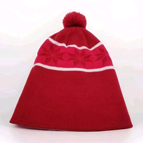 The North Face Vintage Unisex Beanie OSFA rot/weiß Mütze TB49 EUC - Bild 3 von 3