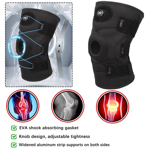 Knee Sleeve Support Compression Brace For Sport Joint Pain Arthritis Relief US - Picture 7 of 26