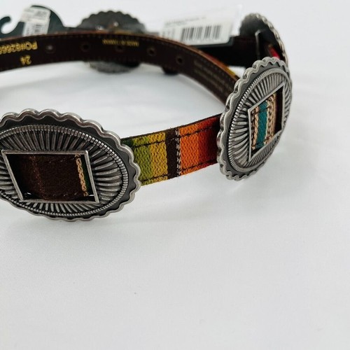 Ariat Girl's Serape Concho Belt size 24 New With Tags - Picture 3 of 13