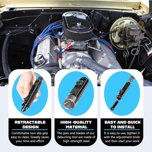 LTTR1 Tubing Rimming & Deburring Tool For Brake Fuel Transmission Coolant Line - Foto 5 di 9