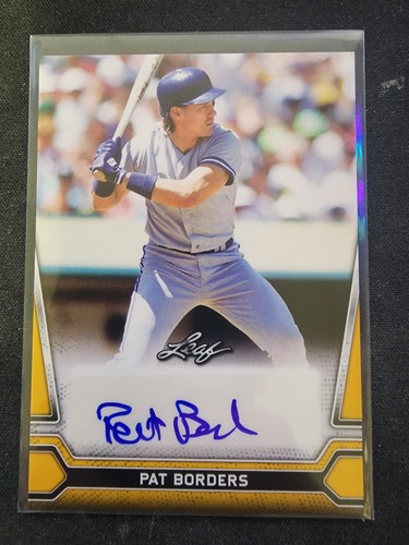 2021 Leaf Multi-Sport Auto Pat Borders -Blue Jays  BA-PB1  - Picture 1 of 6