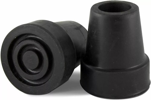 Walking Cane Wooden Stick Bottom Rubber Tip Replacement Reinforced Rubber Tip - Picture 2 of 2