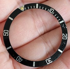 Rolex Black Insert Serif For Submariner Date Model Ref 16610 16800 168000 SP23