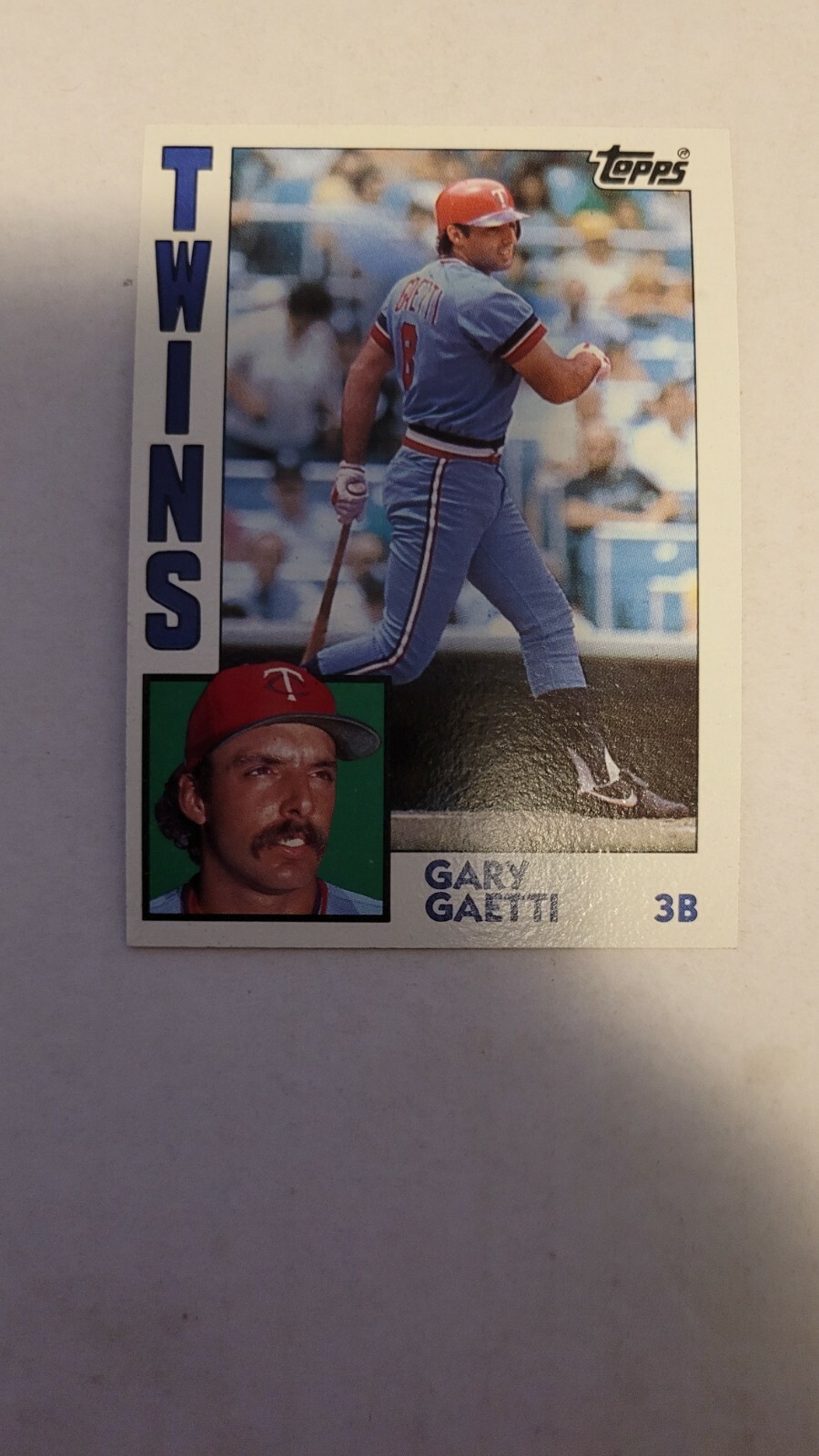 1984 TOPPS GARY GAETTI #157 NM 