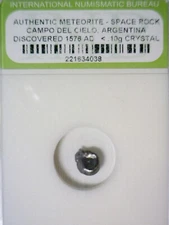 1576 METEORITE Slabbed Campo Del Cielo Meteor Space Rock LOT #4   NR