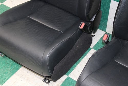 15' RX350 Perforated Leather Black Heat Cool Mem Buckets Backseat Seats Set OEM - Picture 13 of 22
