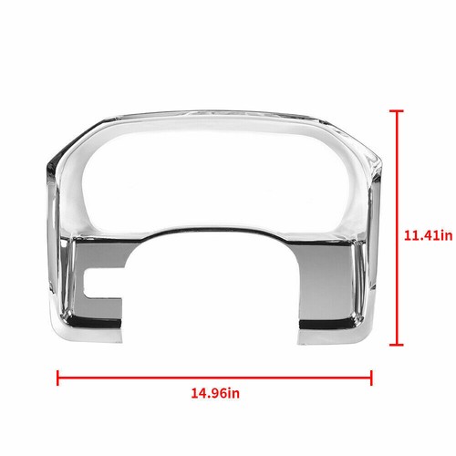 10x Chrome Steering Wheel Dashboard Cover Trim Kit For Chevy Silverado 2014-2017 - Picture 7 of 15