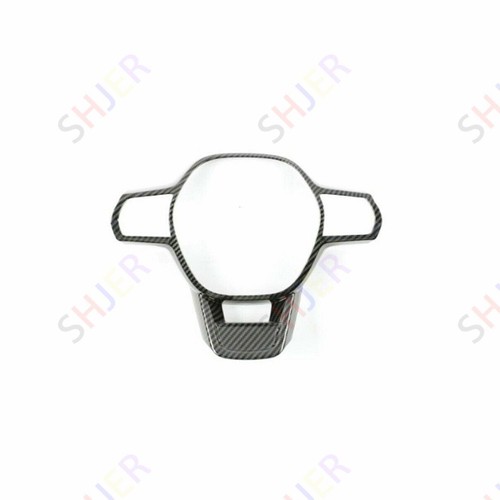 For Honda Civic Sedan 2022-2023 Carbon Fiber ABS Steering Wheel Cover Trim Decor - Imagen 2 de 7