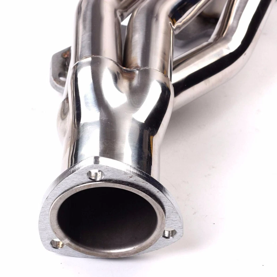 Stainless Steel Header Exhaust Manifold For Chevy GMC 5.0/5.7L V8 C/K 1988-1997 - Image 2 of 4