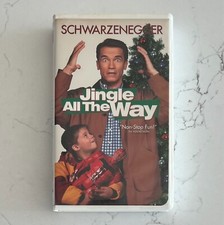 Jingle All the Way VHS TESTED (Hard Clamshell, Arnold Schwarzenegger, Christmas)