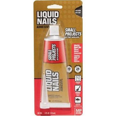 Repair Adhesive Small Projects Liquid Nails LN-700 Water Resistant 4 Ounce 