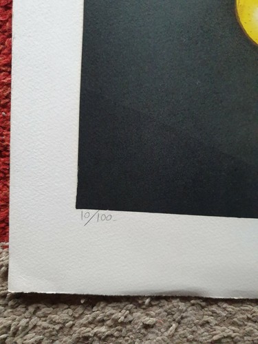 DEGANTZ*LITHO*ORIGINAL*SIGNIERT*VINTAGE*DALI*LANDSCHAFT*SURREALIST*SAMMLER*MUSEUM - Bild 2 von 4