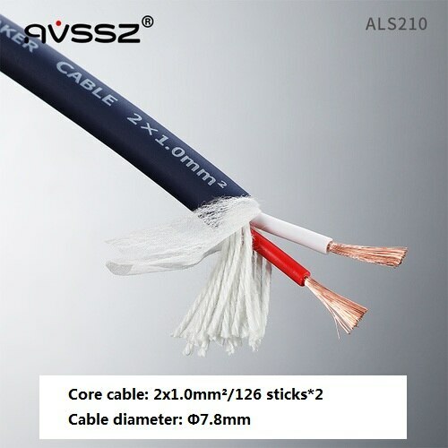 1 meter fever audio speaker cable engineering universal oxygen-free copper HiFi - Picture 10 of 15